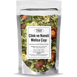 TOS The Organic Spices 250 gr Çilek ve Naneli Melisa Çay Karışımı