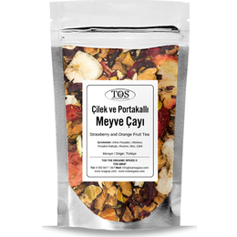 TOS The Organic Spices 250 gr Çilek ve Portakallı Meyve Çayı