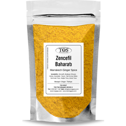 TOS The Organic Spices 250 gr Fatima'nın Marrakeş Zencefil Baharatı