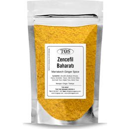 TOS The Organic Spices 250 gr Fatima'nın Marrakeş Zencefil Baharatı
