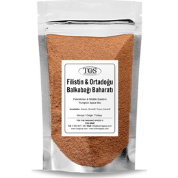 TOS The Organic Spices 250 gr Filistin / Ortadoğu Balkabağı Baharat Karışımı