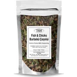 TOS The Organic Spices 250 gr Fish & Chicks Barbekü Çeşnisi