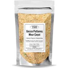 TOS The Organic Spices 250 gr Gecce Patlamış Mısır Çeşni