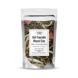 TOS The Organic Spices 250 gr Gül Yapraklı Beyaz Çay