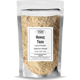 TOS The Organic Spices 250 gr Havuç Tozu
