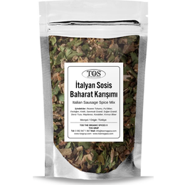 TOS The Organic Spices 250 gr İtalyan Sosis Baharat Karışımı
