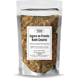 TOS The Organic Spices 250 gr Izgara ve Fırında Balık Çeşnisi