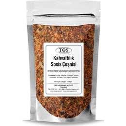 TOS The Organic Spices 250 gr Kahvaltılık Sosis Çeşnisi