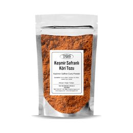 TOS The Organic Spices 250 gr Keşmir Safranlı Köri Tozu