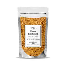 TOS The Organic Spices 250 gr Korma Köri Masala Tozu
