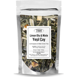 TOS The Organic Spices 250 gr Limon Otu & Mate Yeşil Çay
