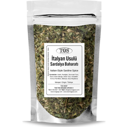 TOS The Organic Spices 250 gr Maria'nın İtalyan Usulü Sardalya Baharatı