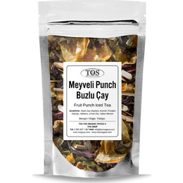 TOS The Organic Spices 250 gr Meyveli Punch Buzlu Çay