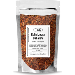 TOS The Organic Spices 250 gr Mouna'nın Trablus Balık Izgara Baharatı