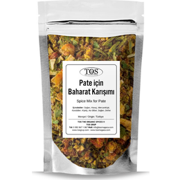 TOS The Organic Spices 250 gr Pate İçin Baharat Karışımı