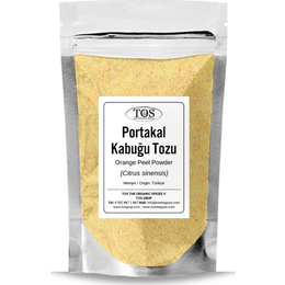 TOS The Organic Spices 250 gr Portakal Kabuğu Tozu
