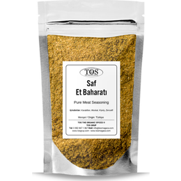 TOS The Organic Spices 250 gr Saf Et Baharatı
