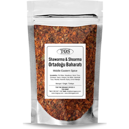 TOS The Organic Spices 250 gr Shawarma / Shoarma Ortadoğu Baharatı