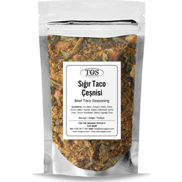 TOS The Organic Spices 250 gr Sığır Taco Çeşnisi