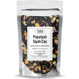 TOS The Organic Spices 250 gr Siyah Çay & Papatya Çayı