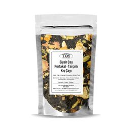 TOS The Organic Spices 250 gr Siyah Çay | Portakal -Tarçınlı Kış Çayı