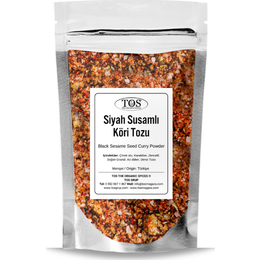 TOS The Organic Spices 250 gr Siyah Susam Tohumlu Köri Tozu