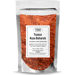 TOS The Organic Spices 250 gr Tuzsuz Kuzu Baharatı