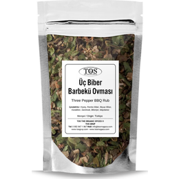 TOS The Organic Spices 250 gr Üç Biber Barbekü Ovması