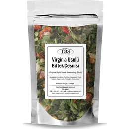 TOS The Organic Spices 250 gr Virginia Usulü Biftek Çeşnisi