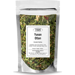 TOS The Organic Spices 250 gr Yunan Otları