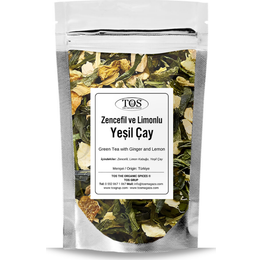 TOS The Organic Spices 250 gr Zencefilli Limonlu Yeşil Çay
