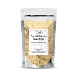 TOS The Organic Spices 250 gr Zencefilli Patlamış Mısır Çeşni