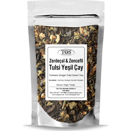 TOS The Organic Spices 250 gr Zerdeçal Zencefil Tulsi Yeşil Çay