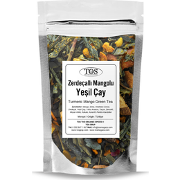 TOS The Organic Spices 250 gr Zerdeçallı Mangolu Yeşil Çay