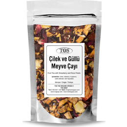 Tos The Organic Spices 40 gr Çilek ve Gül Yapraklı Meyve Çayı