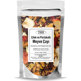 Tos The Organic Spices 40 gr Çilek ve Portakallı Meyve Çayı