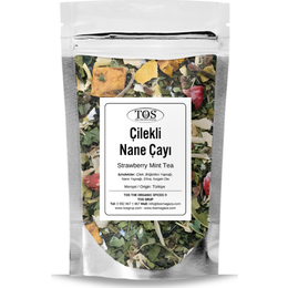 TOS The Organic Spices 40 gr Çilekli Nane Çayı