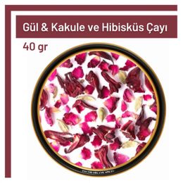 TOS The Organic Spices 40 gr Gül Kakule ve Hibisküs Çayı