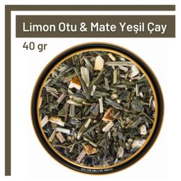 TOS The Organic Spices 40 gr Limon Otu ve Mate Yeşil Çay
