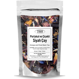 Tos The Organic Spices 40 gr Portakal ve Çiçekli Siyah Çay