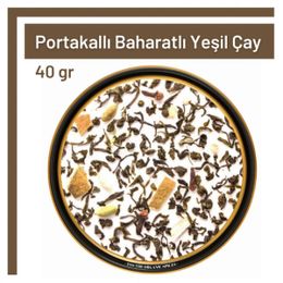 TOS The Organic Spices 40 gr Portakallı Baharatlı Yeşil Çay
