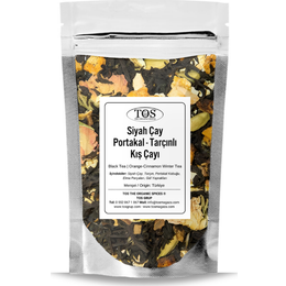 Tos The Organic Spices 40 gr Siyah Çay Portakal Tarçınlı Kış Çayı