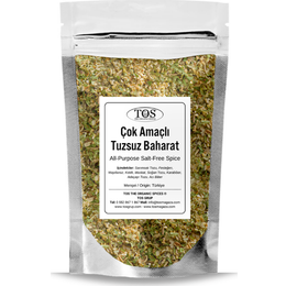 TOS The Organic Spices 500 gr Çok Amaçlı Tuzsuz Baharat Karışımı