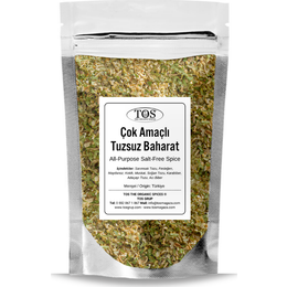TOS The Organic Spices 500 gr Çok Amaçlı Tuzsuz Baharat Karışımı