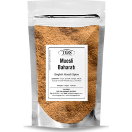 TOS The Organic Spices 500 gr Elizabeth’in İngiliz Muesli Baharatı