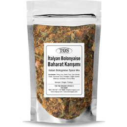 TOS The Organic Spices 500 gr İtalyan Klasik Bolonyaise Baharat Karışımı