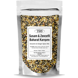 TOS The Organic Spices 500 gr Kızarmış Susam Zencefil Baharat Karışımı