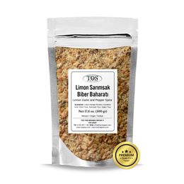 TOS The Organic Spices 500 gr Limon Sarımsak ve Biber Baharatı