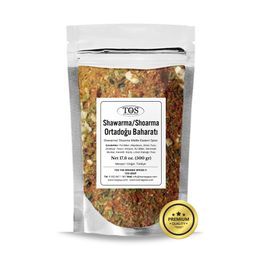 TOS The Organic Spices 500 gr Shawarma Shoarma Ortadoğu Baharatı