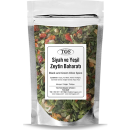 TOS The Organic Spices 500 gr Siyah ve Yeşil Zeytin Baharatı